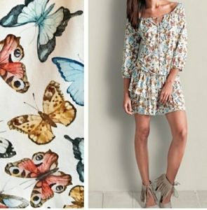 Very Cute! Butterfly Print Dress